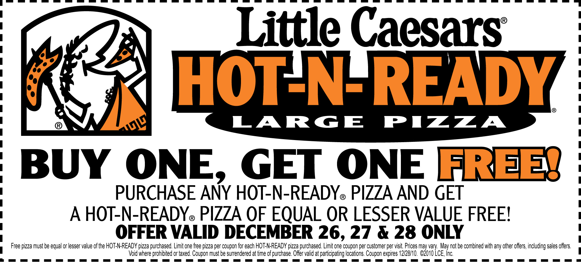 Little Caesars: Buy One Get One Free Coupon - Common Sense With Money