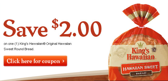 kings hawaiian bread coupon Kings Hawaiian Bread Free or Near Free!!
