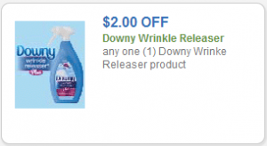 Downy Coupon 300x164 *HOT* $2 Off Downy Wrinkle Releaser = Freebies at Target and Walmart!