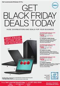 Dell Small Business Black Friday Ad - Pg 1