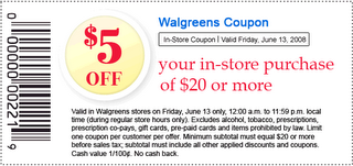 *Yawn* Another $5 off $20 Walgreens coupon