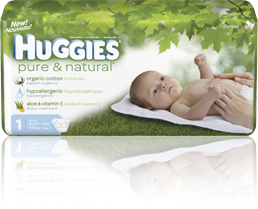 Sample of Huggies Pure and Natural Diapers from Walmart