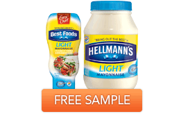 Free Samples: Caress, Dove, Pond’s and Hellman’s