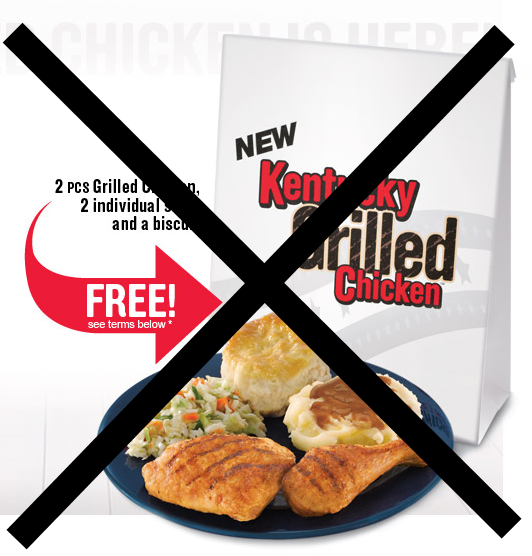 KFC No Longer Accepting Free Meal Coupons