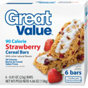 Free Sample of Great Value Cereal and Granola Bars