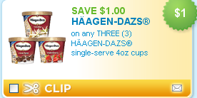 New printable Coupons: Haagen Daaz, Ben and Jerry’s and More