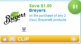 Free Breyers Yogurt and More Hot Unilever Coupons