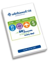 Free Entertainment Book from Cashbaq