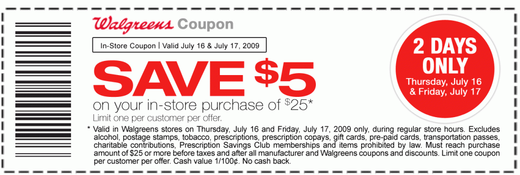 walgreens printable coupons