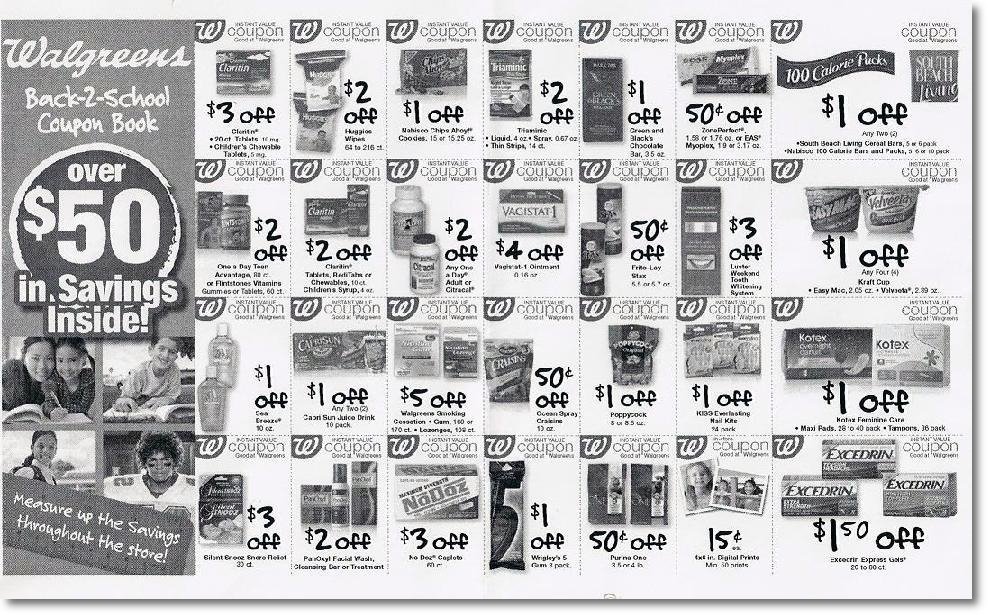 Walgreens: Back to School Coupon Booklet (now with image)