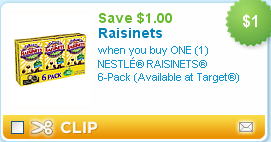 Printable Coupon Roundup: Raisinets, Bagel Bites and More