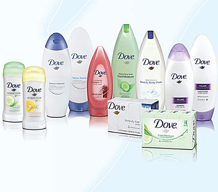 Dove Beauty Products: Free Product or Samples