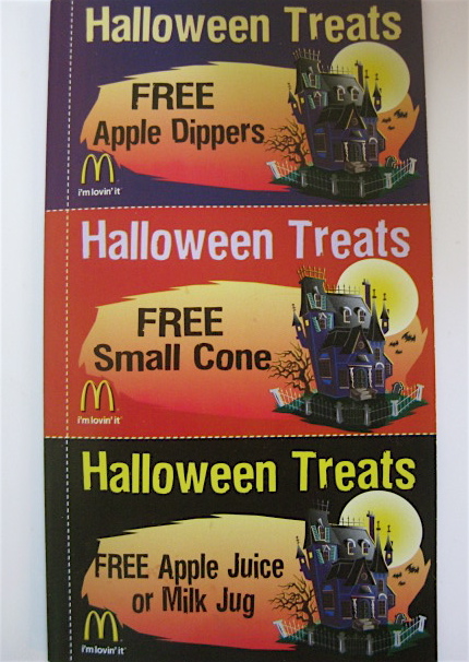 New McDonald’s Halloween Coupon Booklets