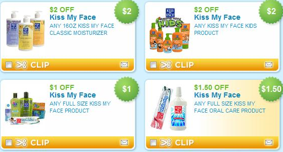 Printable Coupons: Kiss My Face Products