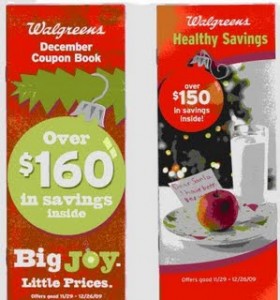 December Walgreens Coupon booklets