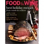 food and wine magazine