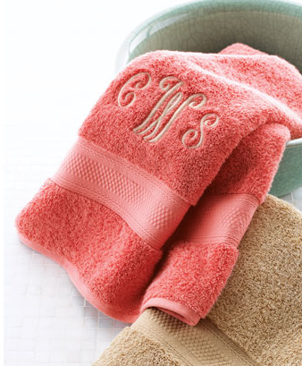 Monogrammed Ralph Lauren Towels 50% Off