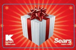 Kmart Sears Holiday Gift Card