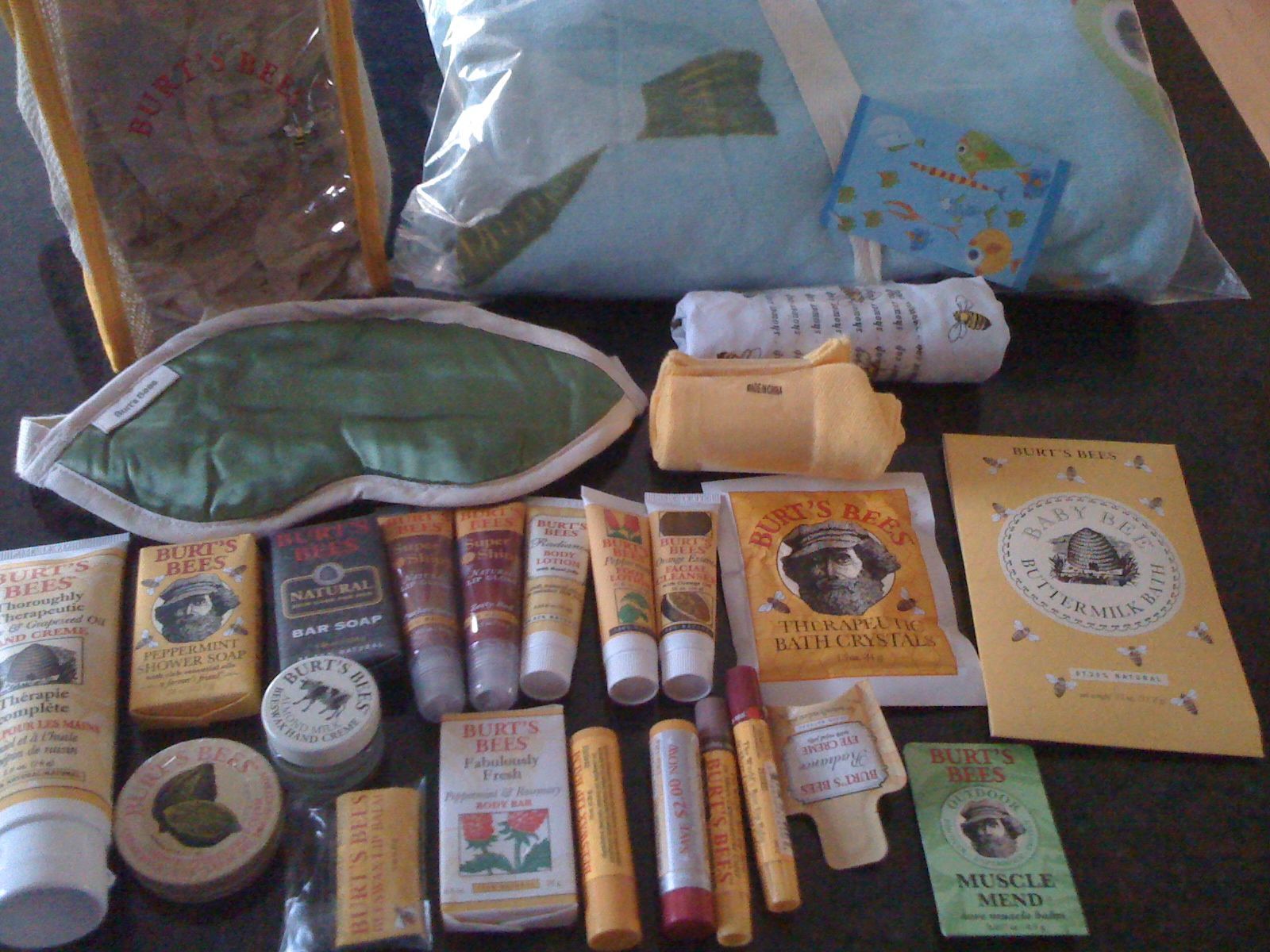 In My Mailbox: Burt’s Bees and Pottery Barn Towels