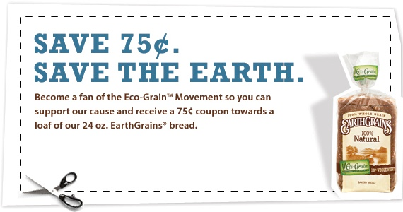 New EarthGrains Bread Printable Coupon