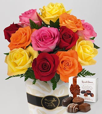 Free Valentine’s Rose Bouquet with Chocolates from Ebates