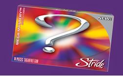 Free Sample of Stride Gum Mystery Flavor