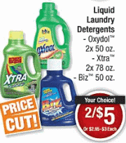 Free Biz Laundry Detergent After Price Match