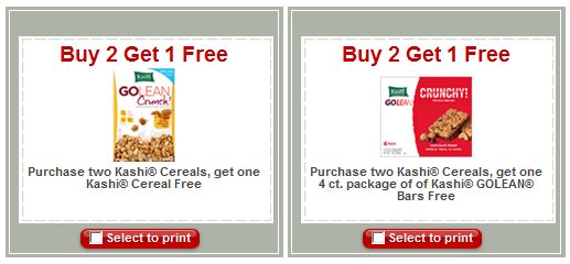 New Kashi Coupons: Buy Two Get One Free