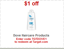 Dove Hair Products: 44 Cents at Target