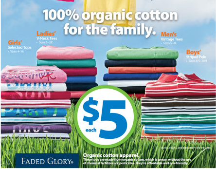 Walmart Deal: Organic Cotton Tops for $5