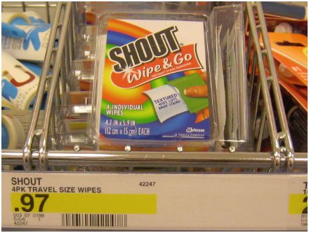 Shout Product Coupon | Free Wipes