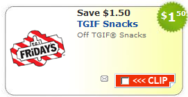 Hot Printable: $1.50 off One TGI Fridays Snack