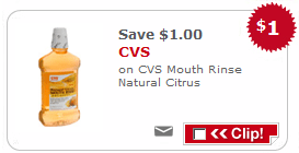 Free Citrus Mouthwash at CVS