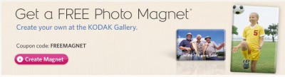 Free Photo Magnet From Kodak Gallery