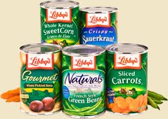 Free Can of Libbys Vegetable for Facebook Users