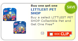 Littlest Pet Shop Coupon: Buy One Get One Free