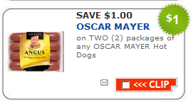 New Kraft Coupons: Oscar Mayer Hot Dogs, Deli Meat, Cheese and More