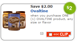 Printable Coupons: Ovaltine, Huggies Wipes, Skippy Peanut Butter and more