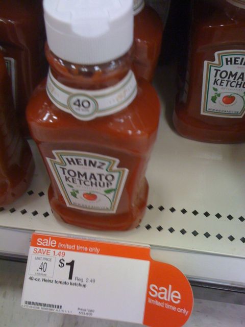 Target and Walmart Possible Free Heinz Ketchup