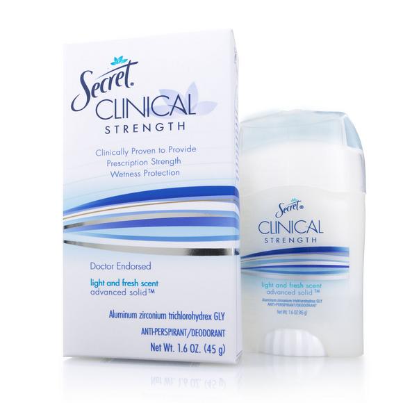 Available Again! Free Sample Secret Clinical Strength Deodorant