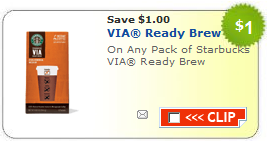 Printable Coupons: Starbucks Via Ready Brew, Starkist and Pepperidge Farms