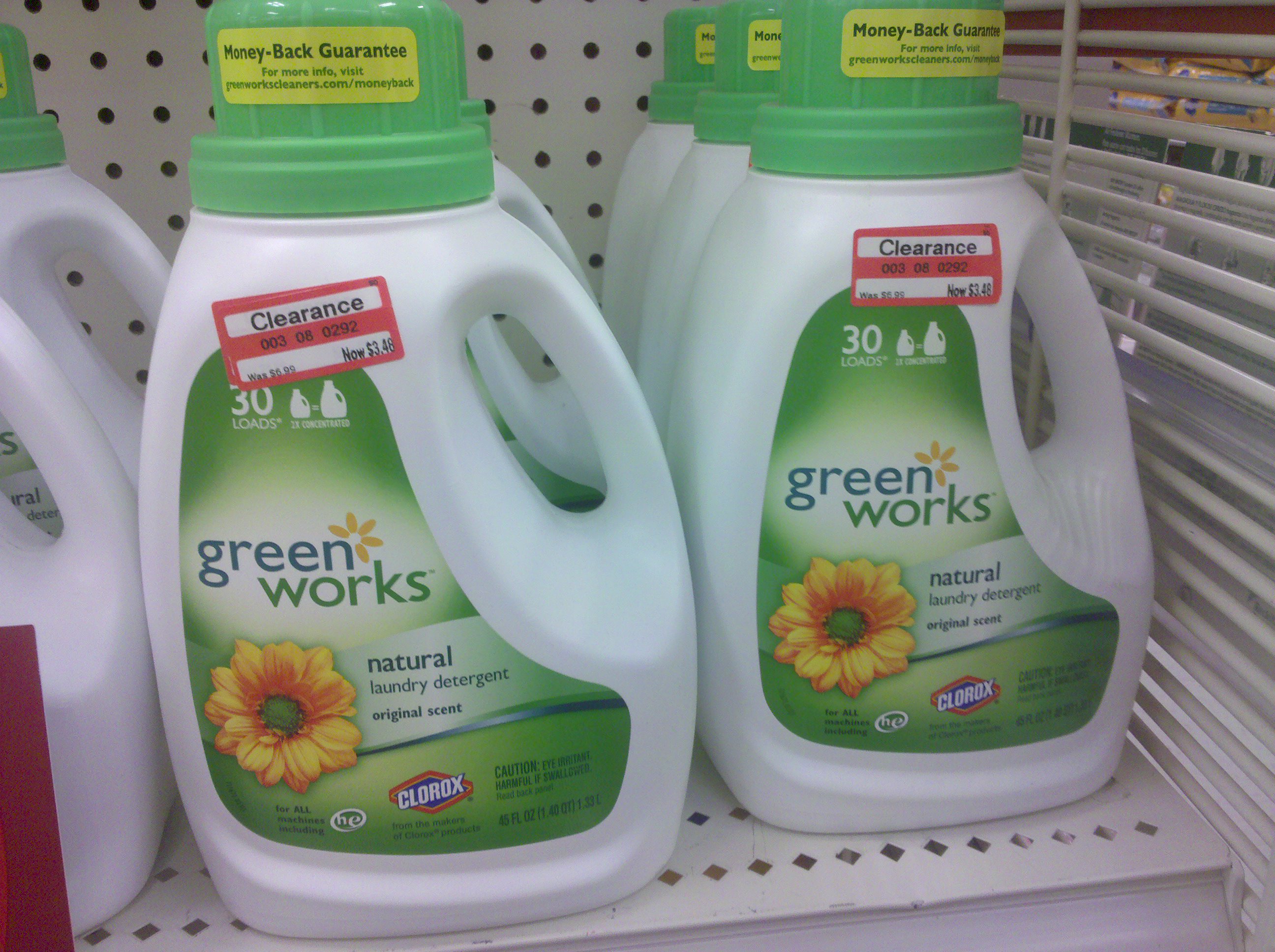 Target: Greenworks Detergent for 48 Cents