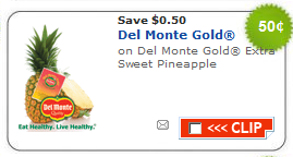 New Del Monte Gold Pineapple Coupon