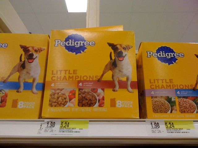 Target and Walmart: Pedigree Little Champions Food 50% Off