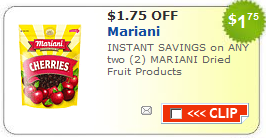 New Mariani Fruit Coupon: $1.75/2