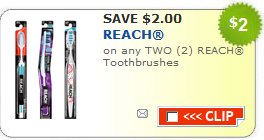 Free Reach Toothbrushes at Walgreens