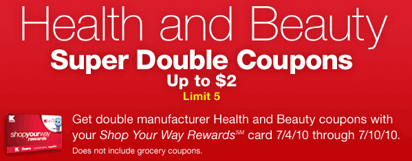 Kmart Super Doubles 7/4-7/10 + List of Participating Stores