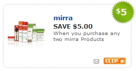 Kroger: $5/2 Mirra Products Coupon