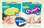 Pampers with Dry Max: Satisfaction Guarantee