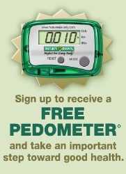 Free Pedometer from Nature’s Bounty and Walgreens